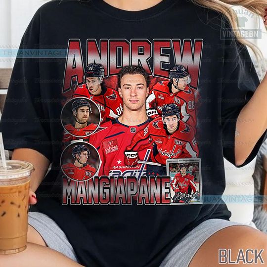Discover Vintage Andrew Mangiapane shirt, Andrew Mangiapane Tee, Comfort colors Andrew Mangiapane Tee, Bootleg Rap tee, Washington Youth Hockey Tee