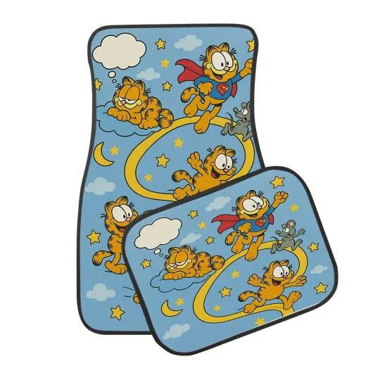 Discover Car Accessories-Grafiled Car Floor Mats Set-Gift For Kids/Friends