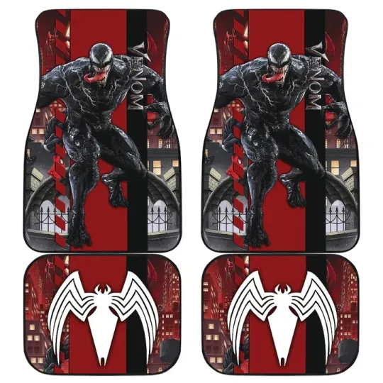 Discover Venom Car Floor Mats Custom For Fans Car Accessories