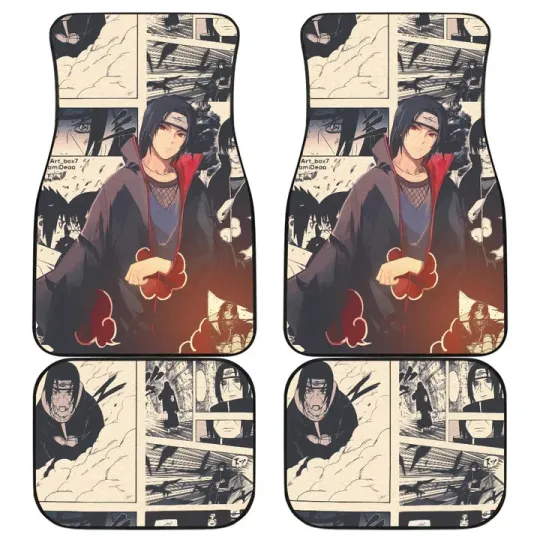 Itachi Anime Chapters Car Floor Mats Fan Gift For Fans Car Accessories