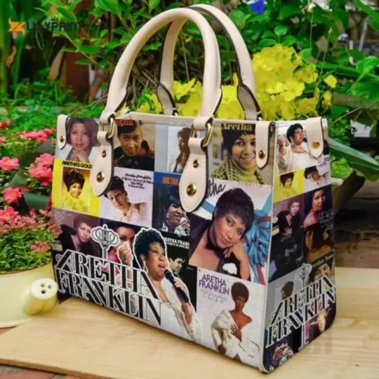 Discover Aretha Franklin Leather Bag For Women Gift, Women Shoulder Bag