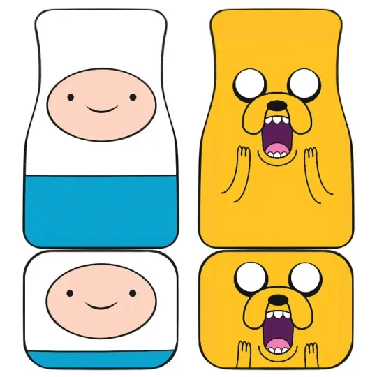Adventure Time Car Floor Mats Finn Jake Car Accessories