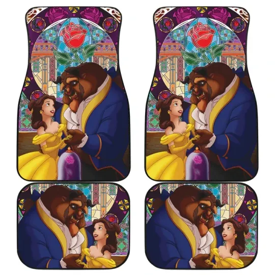 Discover Beauty And The Beast Car Floor Mats Custom For Fans Car Accessories