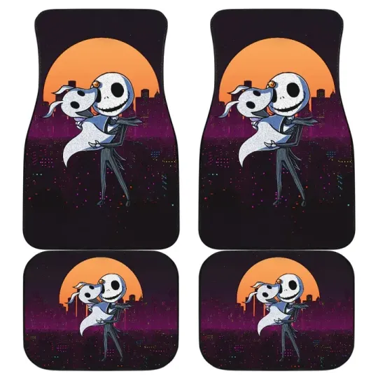 Discover Nightmare Before Christmas Cartoon Car Floor Mats Fans Car Accessories Valentine
