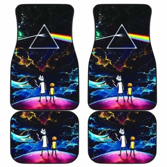 Rick And Rickandmorty Galaxy Art Car Floor Mats Universal Fit Car Accessories