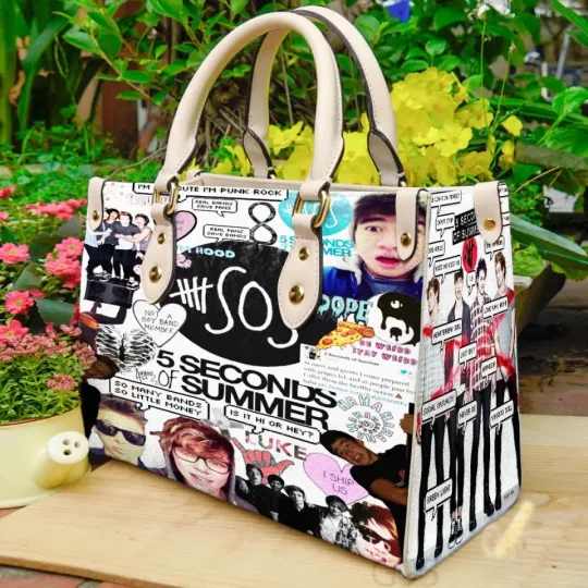 5 Seconds Of Summer Leather Bag For Women Men Gift