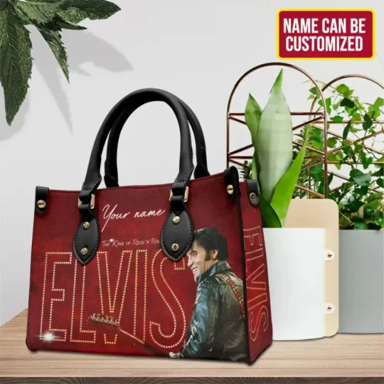 Discover Elvis HandBag Presley HandBag Leather HandBag