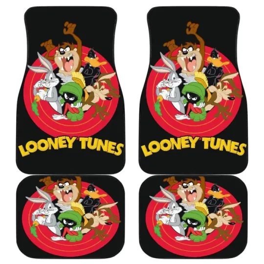 Looney Tunes Friends Car Floor Mats Cartoon Fan Gift  Car Accessories