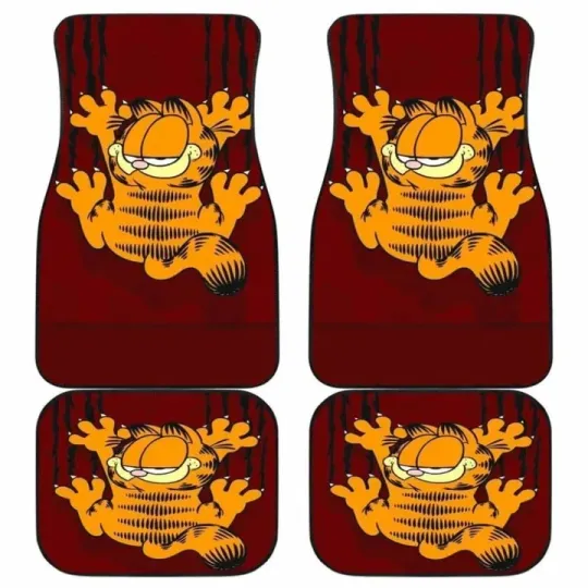 Garfield Funny Front And Car Mats Universal Fit Car Accessories