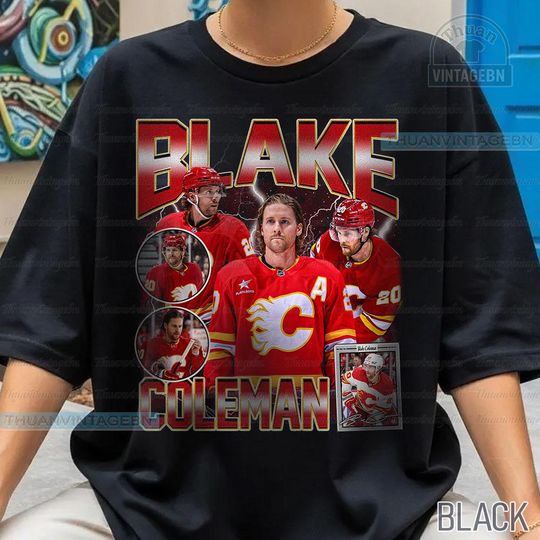 Discover Vintage Blake Coleman&nbsp; shirt, Blake Coleman&nbsp; Tee, Comfort colors Blake Coleman&nbsp; Tee, Bootleg Rap tee, Calgary Youth Hockey Tee