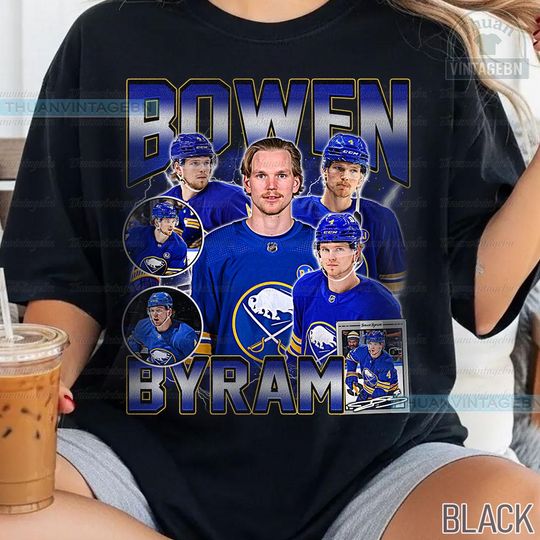 Discover Vintage Bowen Byram shirt, Bowen Byram Tee, Comfort colors Bowen Byram Tee, Bootleg Rap tee, Buffalo Youth Hockey Tee