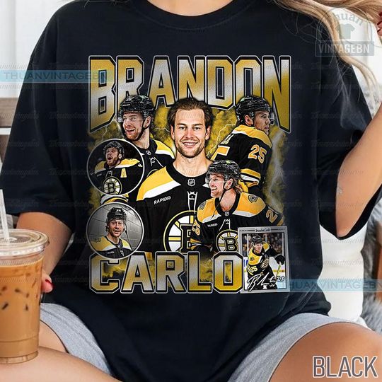 Discover Vintage Brandon Carlo shirt, Brandon Carlo Tee, Comfort colors Brandon Carlo Tee, Bootleg Rap tee, Boston Youth Hockey Tee