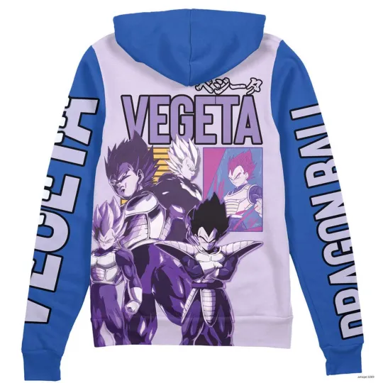 Dragon Ball Super Vegeta Streetwear Hoodie - Exude Style and Power!