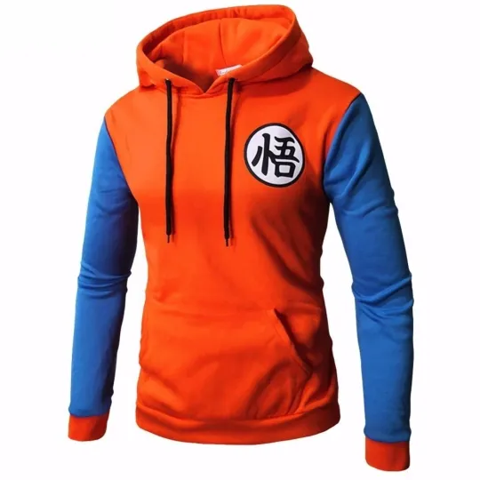 Discover DBZ Anime-Inspired 3D Hoodie – Super Saiyan Graphic Pullover, Cosplay Style Pock