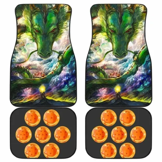 Shenron Dragon Ball Anime Car Floor Mats Universal Fit