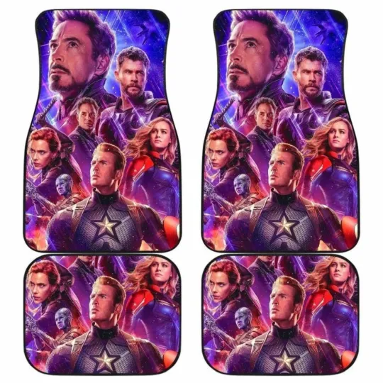 Marvel Car Mats Avenger Car Floor Mats Universal Fit