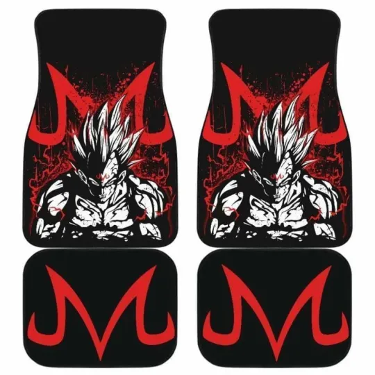 Majin Vegeta Dragon Ball Car Floor Mats Universal Fit