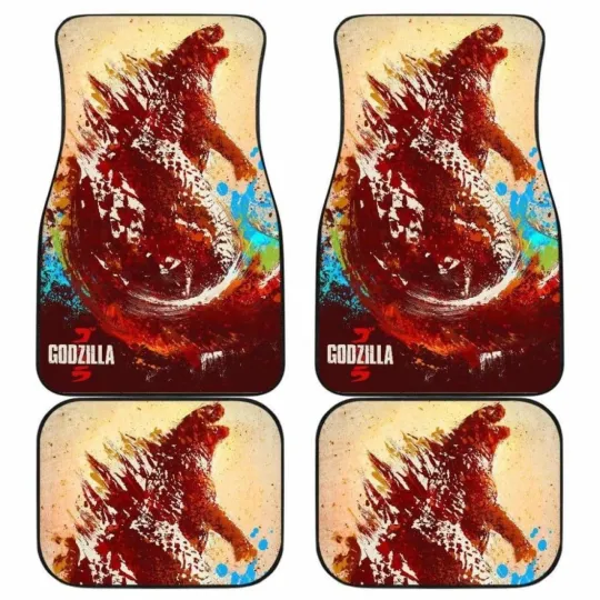 Discover god zilla Car Floor Mats 2 Universal Fit