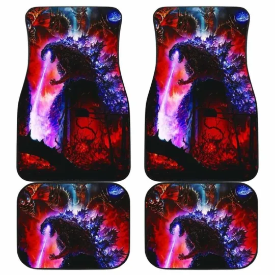 Discover god zilla 2019 Car Floor Mats 2 Universal Fit