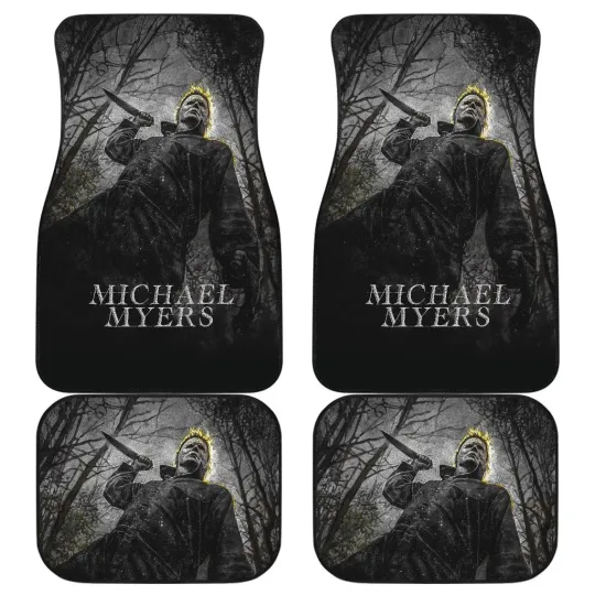 Discover Horror Movie Car Floor Mats | Michael Myers Action In The Forest Car Mats