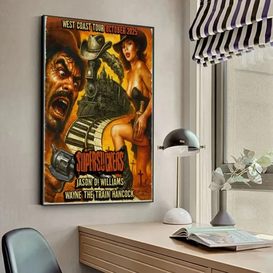 Discover Supersuckers West Coast Tour October 2025 Vertical Poster