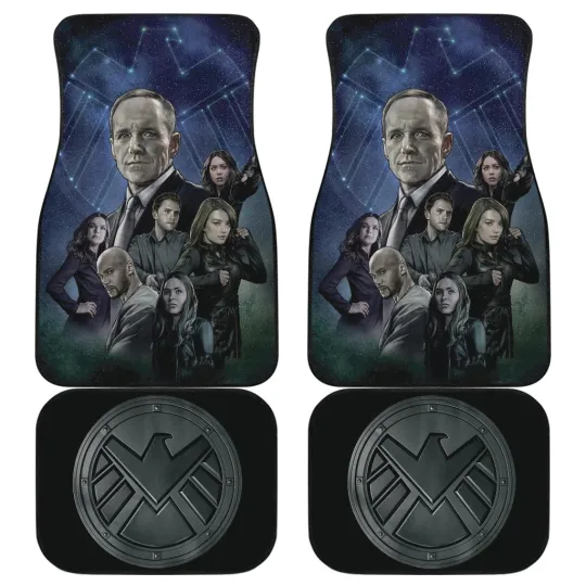 Agents Of Shield Marvel Car Floor Mats Car Accessories