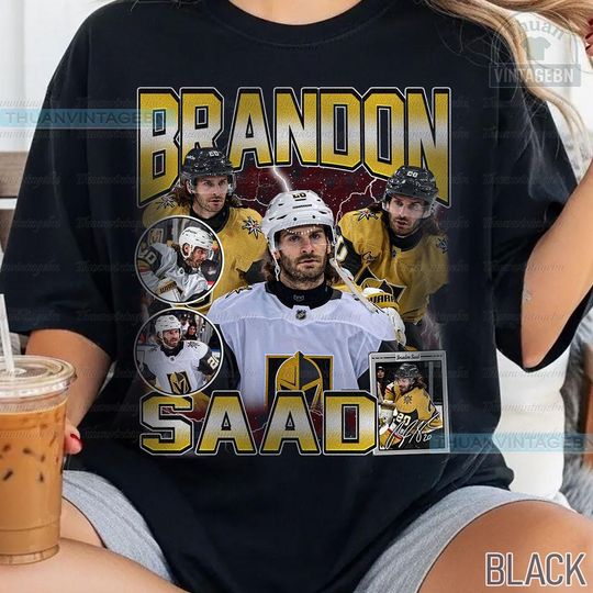 Discover Vintage Brandon Saad shirt, Brandon Saad Tee, Comfort colors Brandon Saad Tee, Bootleg Rap tee, Vegas Youth Hockey Tee