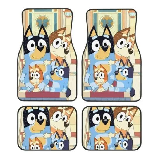 Discover Gokiu BlueyDad Car Floor Mats,Custom Gokiu BlueyDad Floor Protector Mats Front Rear