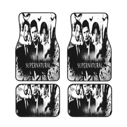 Discover Supernatural Car Floor Mats Car Mats 4 Pieces Full Set Auto Mats Fit