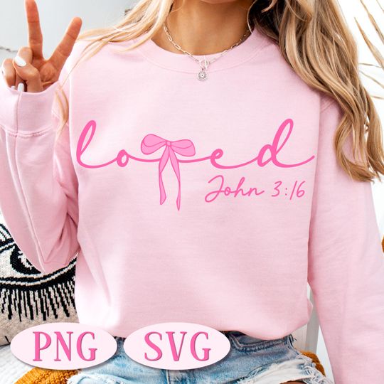 Loved John 3:16, Christian Valentines, Valentine, Valentine Day, Valentine, Christian Shirt