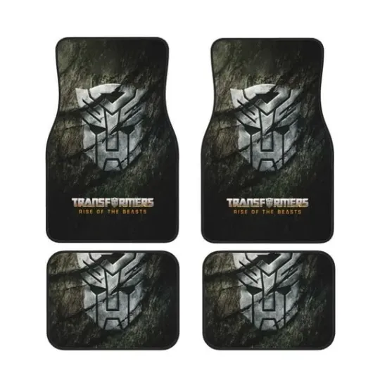 Transformers Print Car Floor Mat,Floor Carpets Vehicle Floor Protector Mats