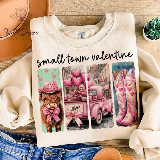 Discover Retro Small Town Valentines png, Western Valentines designs, Valentine's Day Sublimation Designs, Valentines shirt png, Howdy Valentines Png