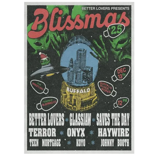 Discover Blissmas 25 Buffalo RiverWorks December 13 2025 Poster