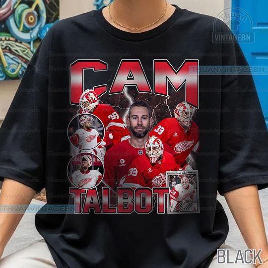 Discover Vintage Cam Talbot shirt, Cam Talbot Tee, Comfort colors Cam Talbot Tee, Bootleg Rap tee, Detroit Youth Hockey Tee