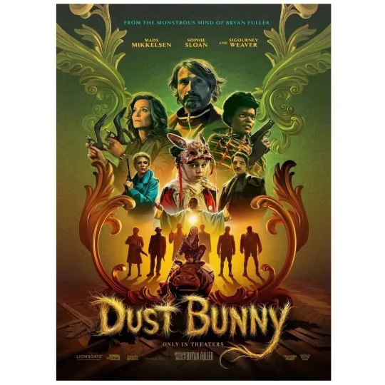 Discover Dust Bunny Movie Poster 2025 Directed by Bryan Fuller
