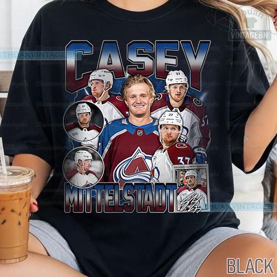 Discover Vintage Casey Mittelstadt shirt, Casey Mittelstadt Tee, Comfort colors Casey Mittelstadt Tee, Bootleg Rap tee, Colorado Youth Hockey Tee