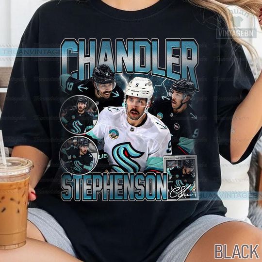 Discover Vintage Chandler Stephenson shirt, Chandler Stephenson Tee, Comfort colors Chandler Stephenson Tee, Bootleg Rap tee, Seattle Youth Hockey