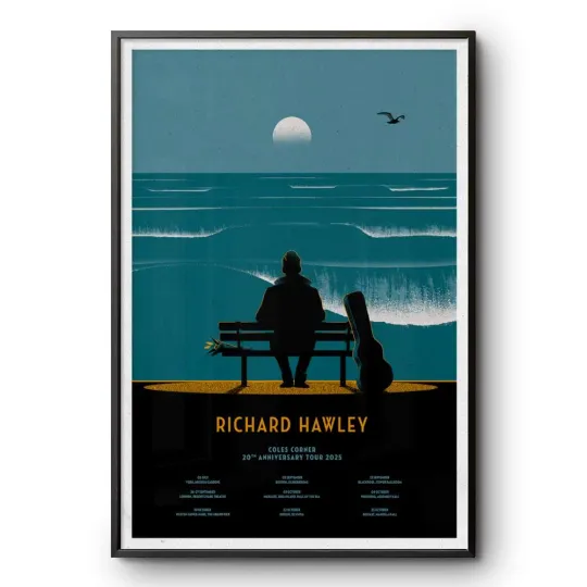 Discover Richard Hawley 20 Year Anniversary Tour Poster September October 2025