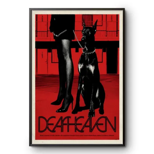 Discover Deafheaven in Madrid Tour Poster 2025