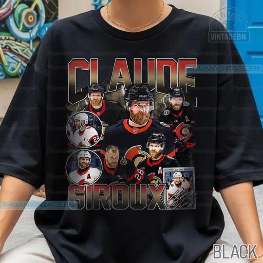 Discover Vintage Claude Giroux shirt, Claude Giroux Tee, Comfort colors Claude Giroux Tee, Bootleg Rap tee, Ottawa Youth Hockey Tee