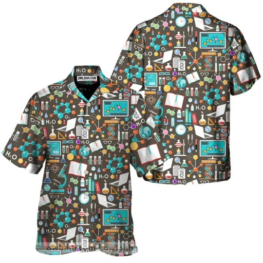 Discover Science Summer Hawaiian Shirt