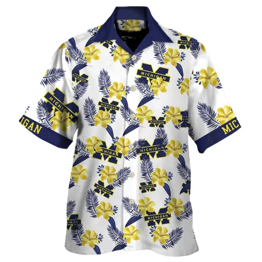 Michigan Wolverines Summer Hawaiian Shirt