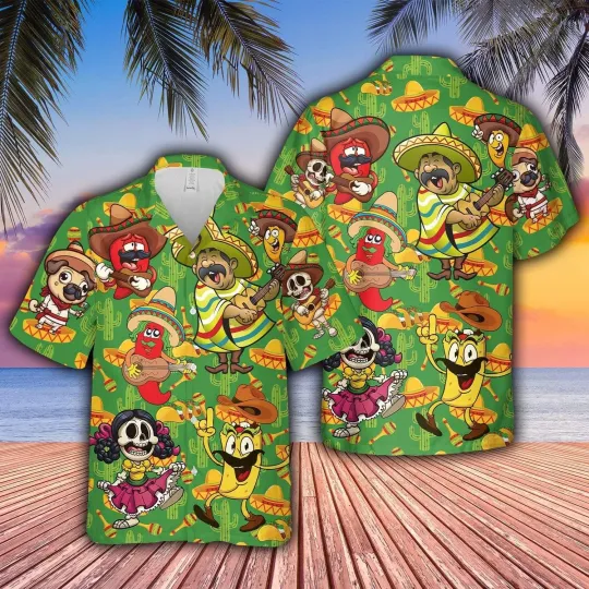 Discover Mexican Festival with Taco Food Summer Hawaiian Shirt