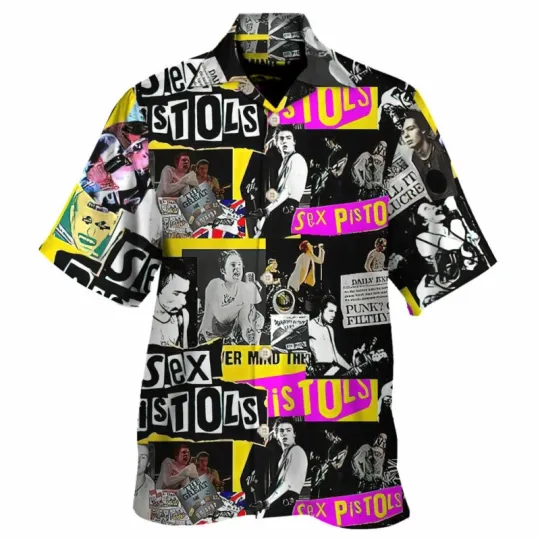 Discover Pistols Rock Stars Summer Hawaiian Shirt