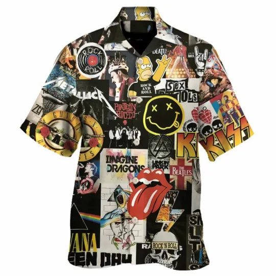 Discover Rock Band Summer Hawaiian Shirt