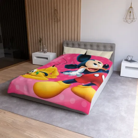 Discover Disney Bedding Duvet Cover Set, Mickey Mouse Bedding Set