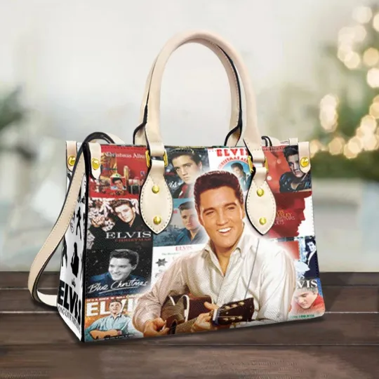 Discover Elvis Presley Leather Bag, Elvis Presley Bag, The King Of Rock, Music