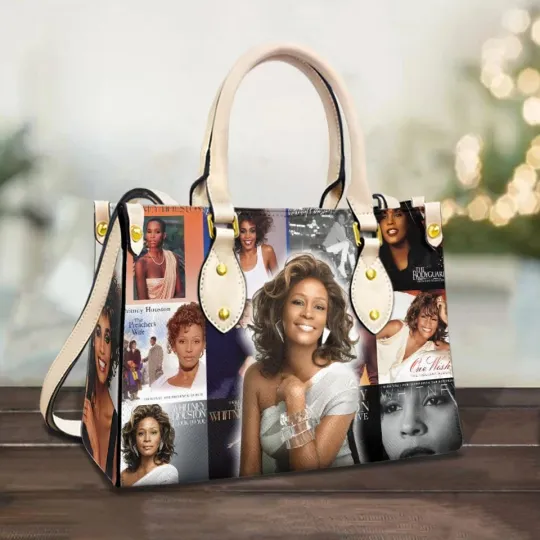 Discover Whitney Houston Leather Handbag, Whitney Houston Print Handbag