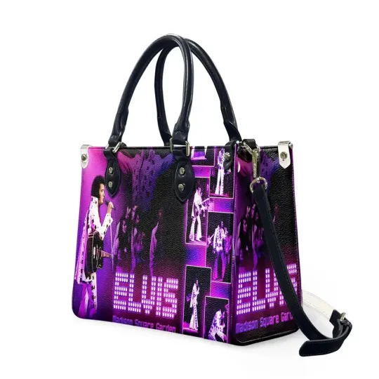 Discover Elvis Presley Leather Handbag, Gift For Her, Music Handbag, Gift for Fans