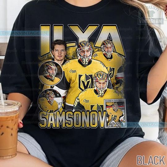 Discover Vintage Ilya Samsonov shirt, Ilya Samsonov Tee, Comfort colors Ilya Samsonov Tee, Bootleg Rap tee, Vegas Youth Hockey Tee